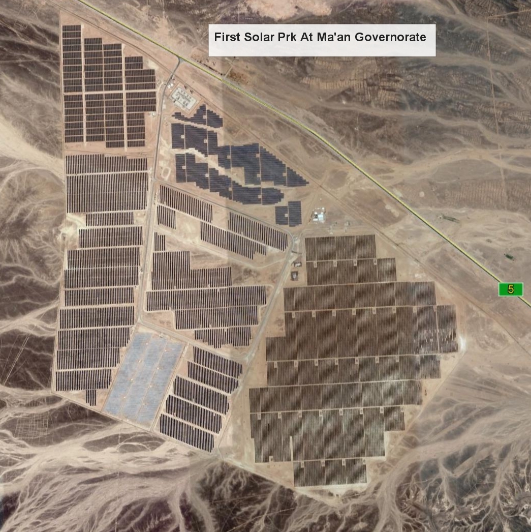 First Solar Park At Ma’an Governorate .