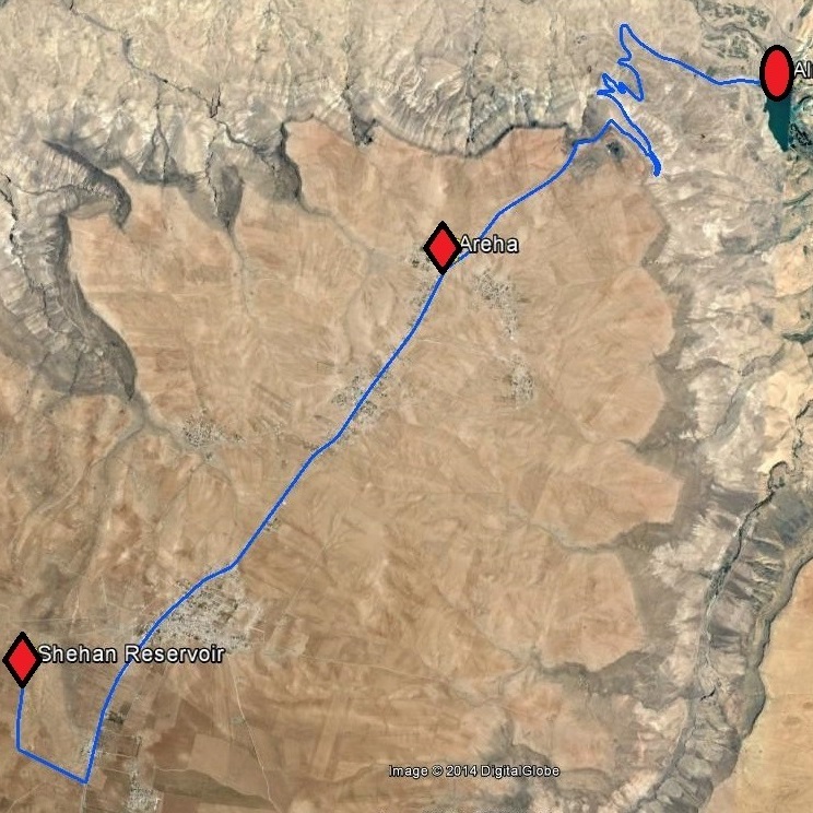 Treatment and Operation of Water Transmission from Al-Mujeb Dam to North Karak Governorate .